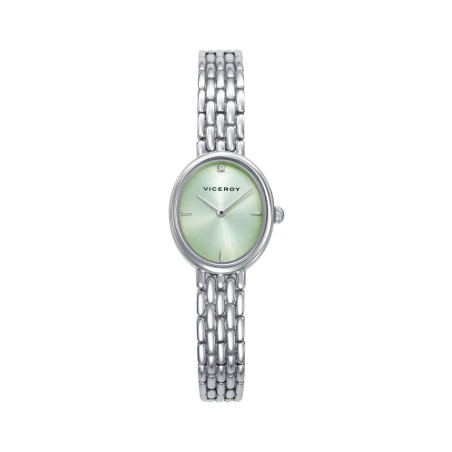 Reloj Viceroy Kiss Plateado y Verde Analógico Mujer 41166-67