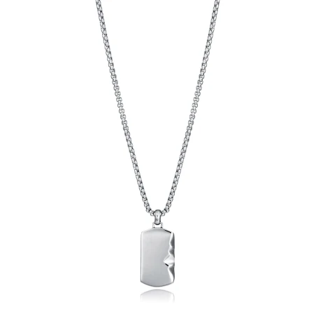 Collar Viceroy Fashion Colgante Placa Acero Hombre 14390C01000