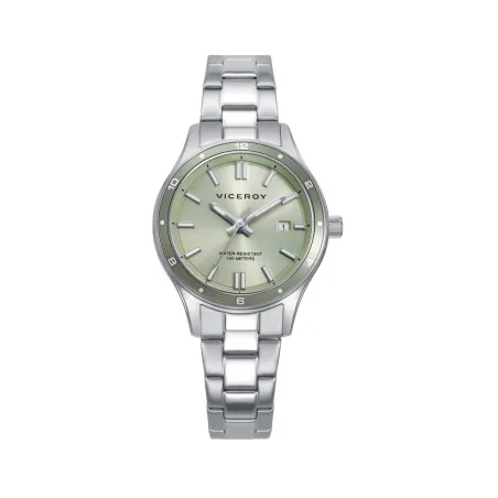 Reloj Viceroy Magnum Plateado y Verde Analógico Mujer 401340-67