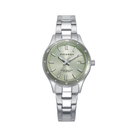 Reloj Viceroy Magnum Plateado y Verde Analógico Mujer 401340-67