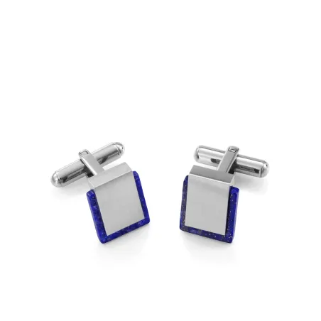 Gemelos Viceroy Fashion Cuadrados Acero y Lapis Lazuli 14382G01013