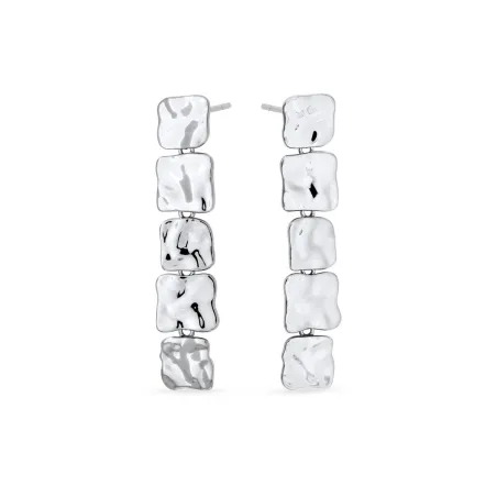 Pendientes Largos Vidal&Vidal Reflexes Baño Plata X28391