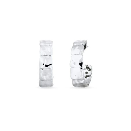 Pendientes Vidal&Vidal Reflexes Semiluna Baño Plata X28392