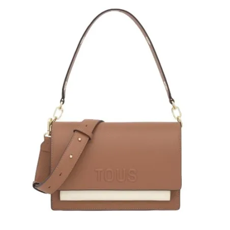 Bolso Bandolera TOUS Audree Saffiano Moca Mediano 2002358243