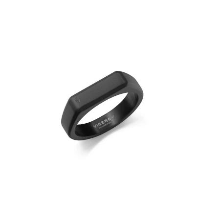 Anillo Viceroy Fashion Abraham Mateo Sello Acero Negro 15213A02410