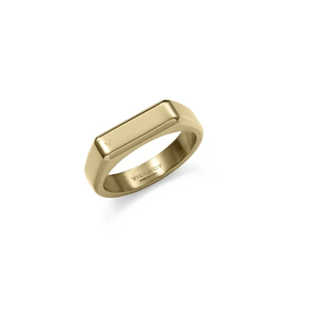 Anillo Viceroy Fashion Abraham Mateo Sello Acero Baño Oro 15213A02412