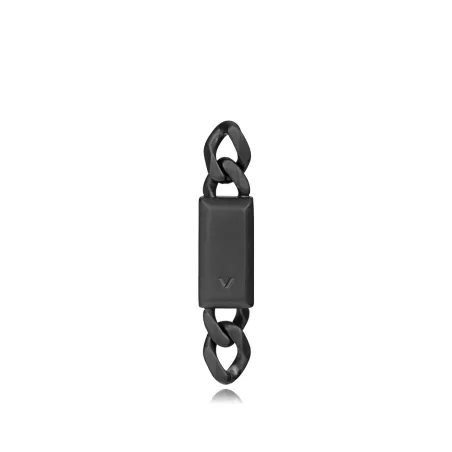 Pendiete Individual Viceroy Fashion Abraham Mateo Cadena y Placa Acero Negro 15213E01010