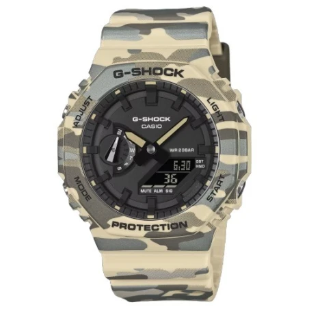 Reloj GShock Camuflaje Analógico Digital Hombre GA-2100CM-5AER