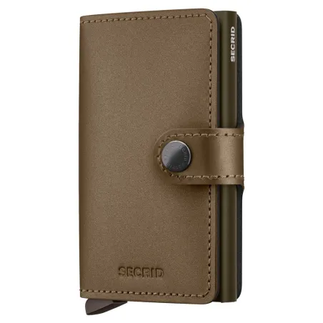 Tarjetero Secrid Miniwallet Matte, Satinado Bronce Hombre MMS-BRONZE