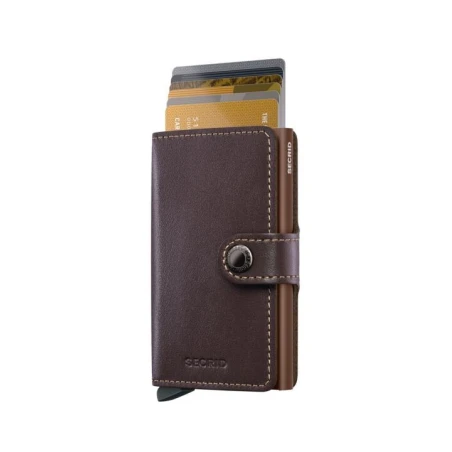 Tarjetero Secrid Miniwallet Original Chocolate Hombre M-CHOCOLATE