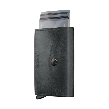 Tarjetero Ssecrid Envelope Vintage Negro Hombre EV-BLACK