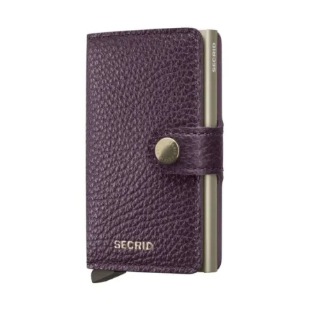 Tarjetero Secrid Miniwallet Pebble Butter Uva Hombre MPE-GRAPE