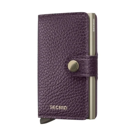 Tarjetero Secrid Miniwallet Pebble Butter Uva Hombre MPE-GRAPE