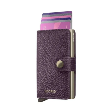 Tarjetero Secrid Miniwallet Pebble Butter Uva Hombre MPE-GRAPE