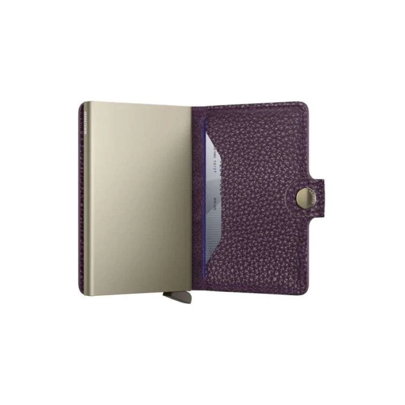 Tarjetero Secrid Miniwallet Pebble Butter Uva Hombre MPE-GRAPE