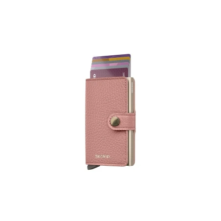 Tarjetero Secrid Miniwallet Pebble Rosa Mujer MPE-ROSE