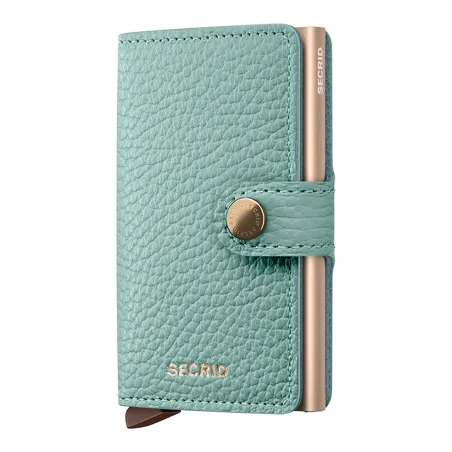 Tarjetero Secrid Miniwallet Pebble Turquesa Mujer MPE-SEA GREEN