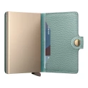 Tarjetero Secrid Miniwallet Pebble Turquesa Mujer MPE-SEA GREEN