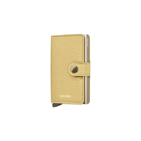 Tarjetero Secrid Miniwallet Pebble Butter Amarillo Hombre MPE-BUTTER YELLOW
