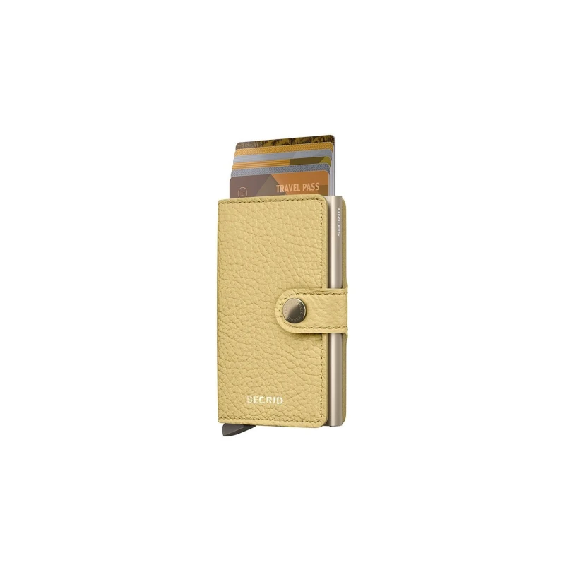 Tarjetero Secrid Miniwallet Pebble Butter Amarillo Hombre MPE-BUTTER YELLOW