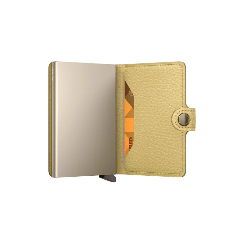 Tarjetero Secrid Miniwallet Pebble Butter Amarillo Hombre MPE-BUTTER YELLOW