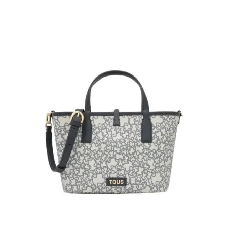 Bolso Capazo TOUS Double- Way Gris Mediano 2002437347