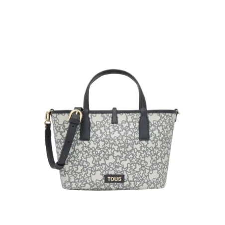 Bolso Capazo TOUS Double- Way Gris Mediano 2002437347