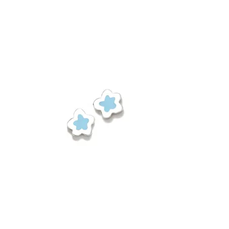 Pendientes Agatha Ruiz de la Prada Minicharms Flor Azul Agua A020MCH