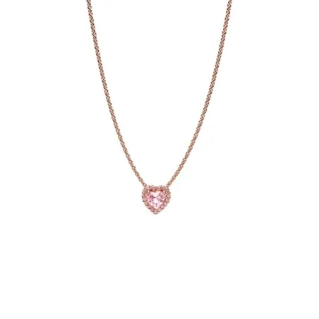 Collar Pandora Corazón Rosa 388425C02-45