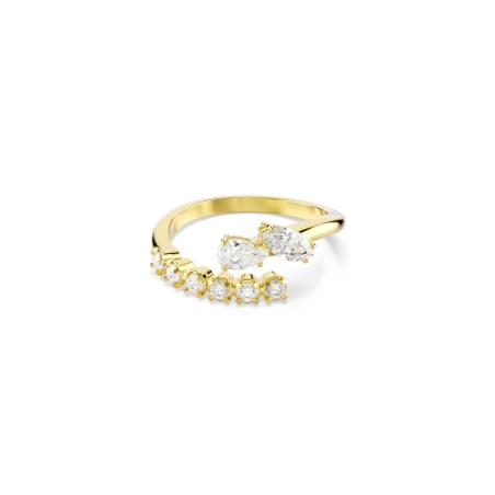 Anillo Abierto Swarovski Mesmera Baño Oro y Cristales Blancos 5747985