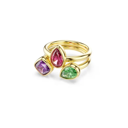 Anillo Swarovski Imber Baño Oro y Cristales Multicolor 5753279