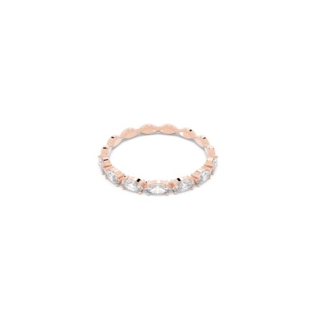Anillo Swarovski Matrix Vittore Baño Rosa y Cristales Blancos 5771277