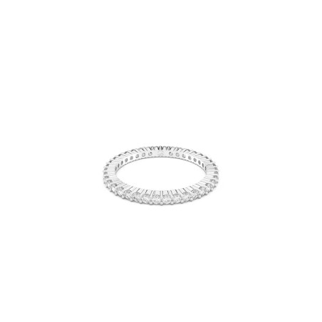 Anillo Swarovski Matrix Vittore Baño Plata y Cristales Blancos 5771271