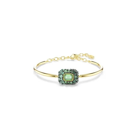 Brazalete Swarovski Sublima Baño Oro y Cristal Verde 5758457