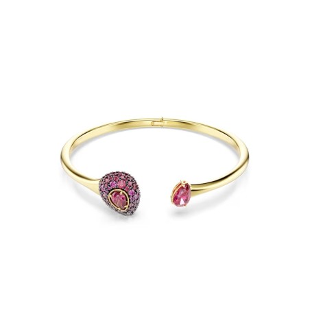 Brazalete Swarovski Sublima Baño Oro y Cristales Rojos 5752895