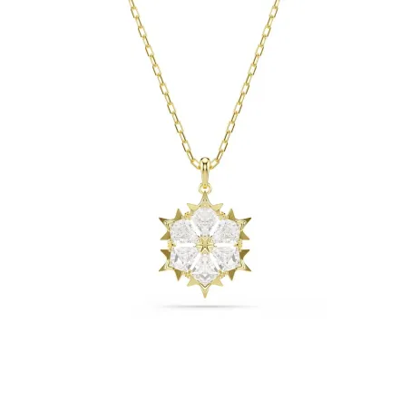 Gargantilla Swarovski Magic Copo Nieve Baño Oro y Cristales Blancos 5757788