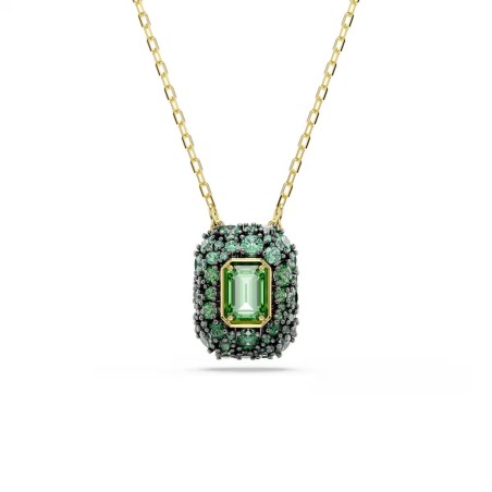 Gargantilla Swarovski Sublima Baño Oro y Cristal Verde 5752884