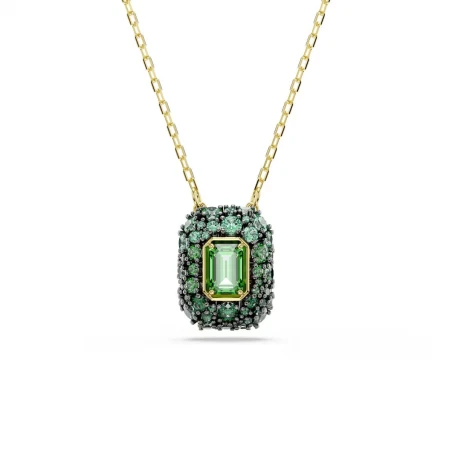 Gargantilla Swarovski Sublima Baño Oro y Cristal Verde 5752884