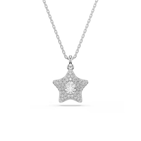 Gargantilla Swarovski Sublima Estrella Baño Rodio y Cristales Blancos 5758393