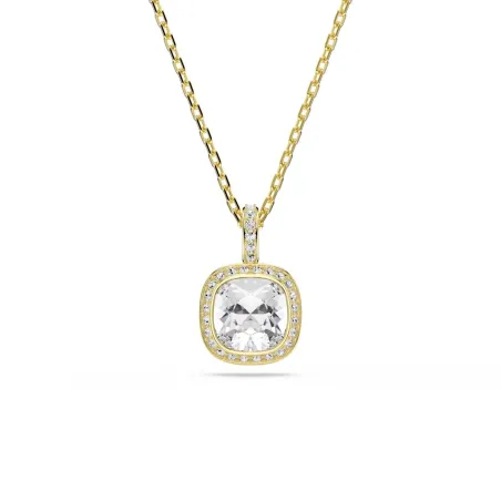 Collar Swarovski Una Angelic Baño Oro y Cristales Blancos 5764761