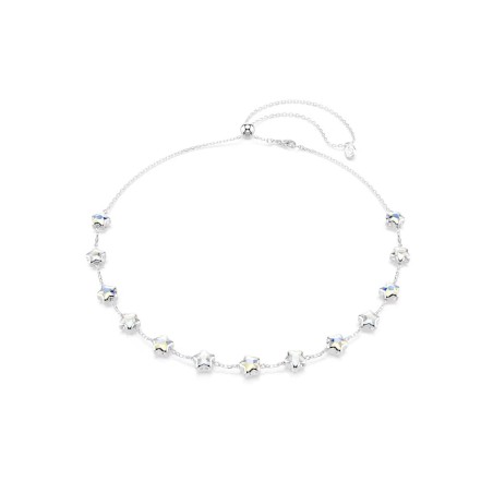 Colla Swarovski Chroma Estrellas Baño Rodio y Cristales Moonlight 5754183