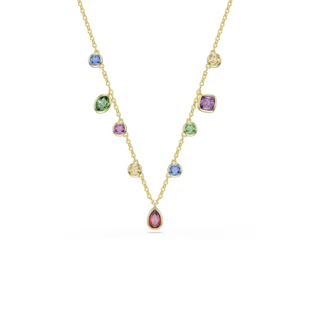 Collar Swarovski Imber Baño Oro y Cristales Multicolor 5753274
