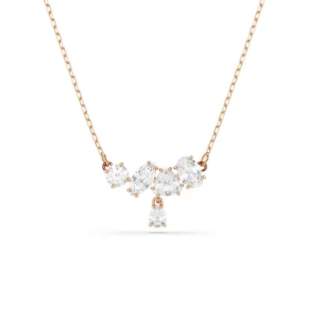 Collar Swarovski para mujer de la colección Mesmera Baño Rosado y Cristales Blancos 5747996