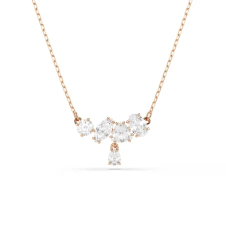 Collar Swarovski para mujer de la colección Mesmera Baño Rosado y Cristales Blancos 5747996
