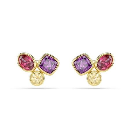 Pendientes Swarovski Imber Baño Oro y Cristales Multicolor 5760019