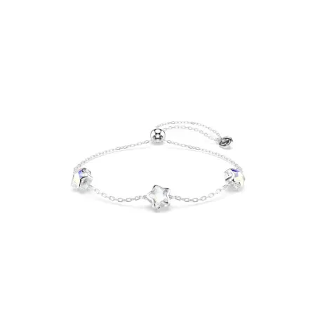 Pulsera Swarovski Chroma Estrella Baño Rodio y Cristales Blancos 5754185
