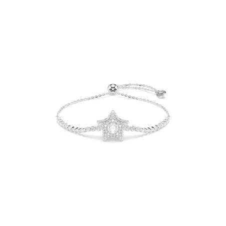 Pulsera Swarovski Sublima Estrella Baño Rodio y Cristales Blancos 5758392