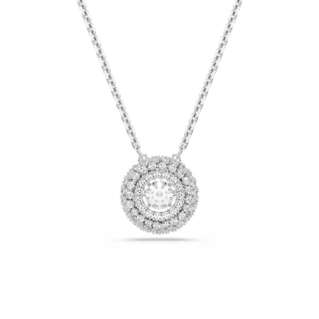 Collar Swarovski Sublima Baño Rodio y Cristales Blancos 5738246