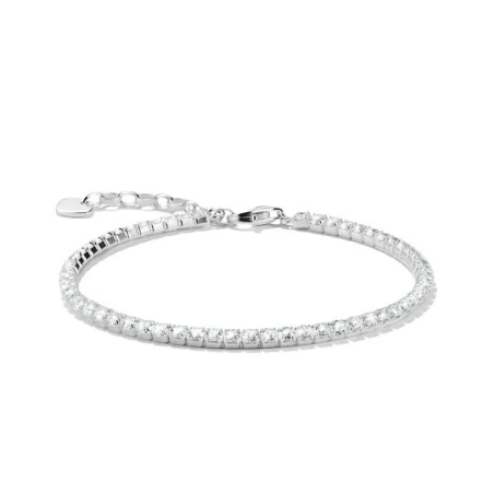 Pulsera Thomas Sabo Tenis Plata y Circonitas Blacas A2209-051-11-L19V