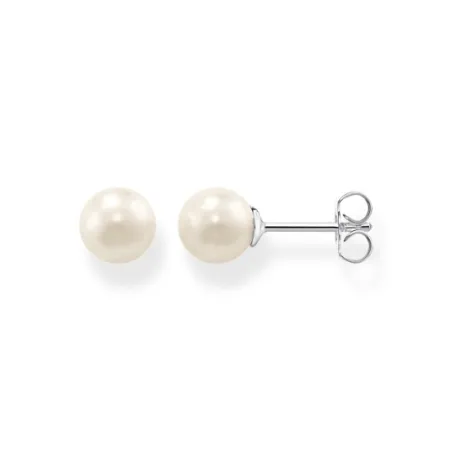 Pendienes Thomas Sabo Plata y Perla H1430-028-14